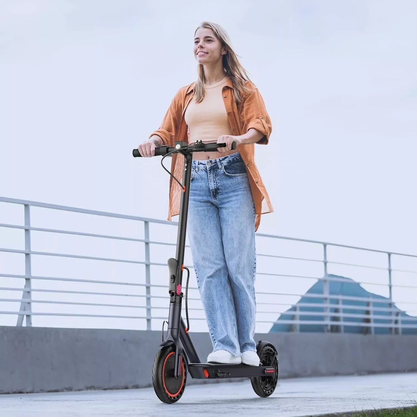 Ladped LP60 Electric Scooter 350W 19mph Foldable 8.5 Inch Tire For Adult