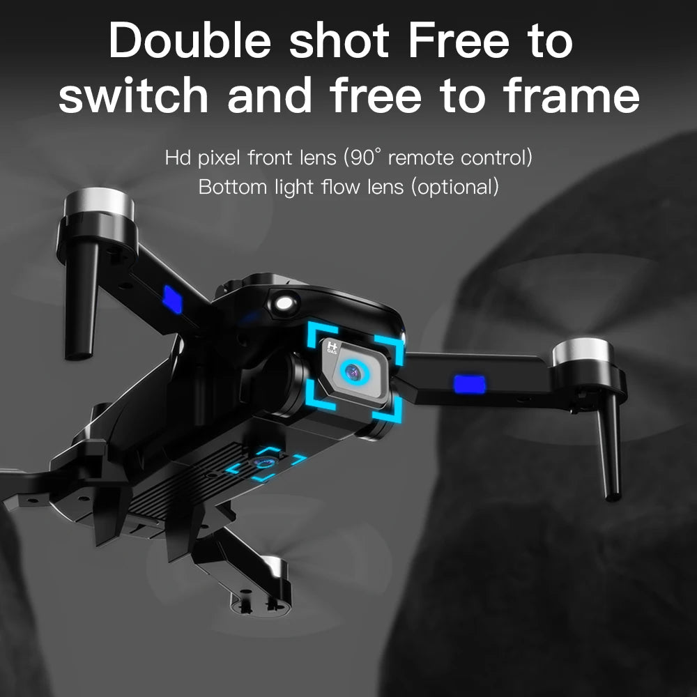 The new F196 drone HD dual camera WIFI wide Angle FPV real-time transmission RC distance professional drone Christmas