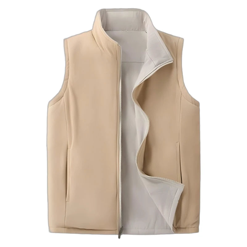 Winter Men Fleece Sleeveless Vest Outdoor Warm Sherpa Thick Multi Pocket 8XL