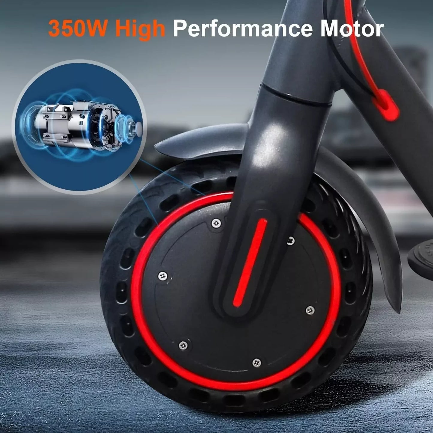 Ladped LP60 Electric Scooter 350W 19mph Foldable 8.5 Inch Tire For Adult