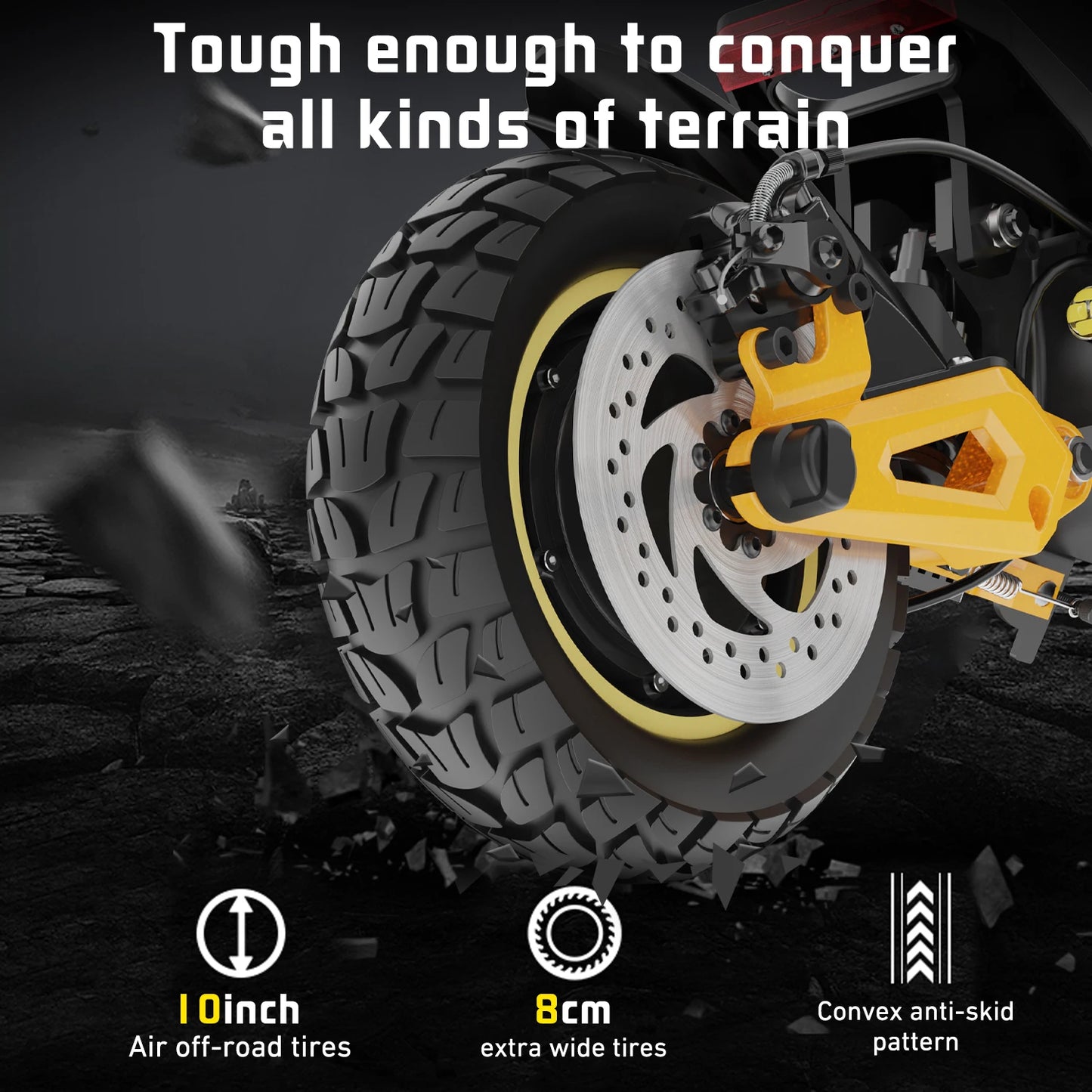 IENYRID ES1 Foldable Electric Scooter 2400W Dual Motor 48V 20Ah 10 Inches