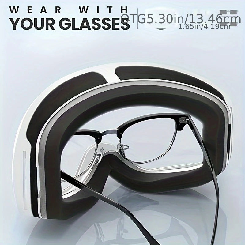 OutdoorMaster OTG Ski Goggles Owl Snowboard UV Protection Anti Fog