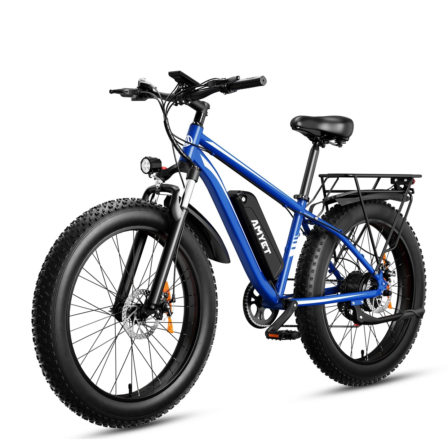 Amyet Eb26 Electric Bike 1500W Peak 48V 15Ah Adults 26 Inch Fat Tire Bike 31mph