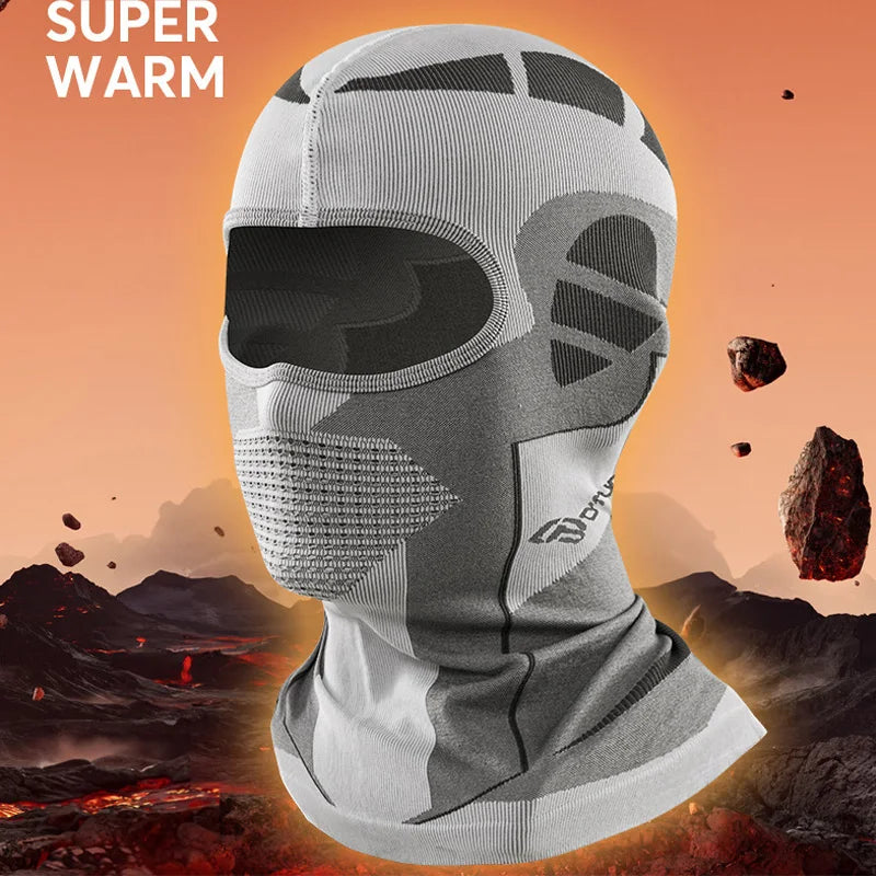 Men Women Cold-Proof Thermal Scarf Winter Ski Hat Balaclava Full Face Mask Ski Cycling Hunting Head Neck Cover Helmet Liner Cap