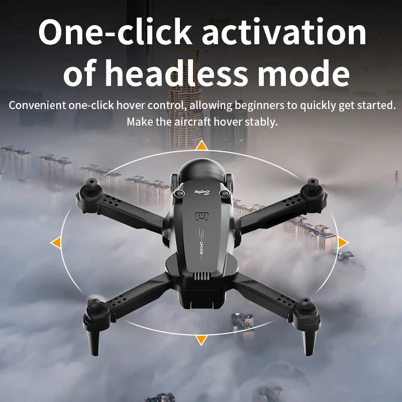 H21 Foldable Virtual Reality Drone with Head-mounted Protective Visor | Equipped with Adjustable Camera, 360-degree Rotation, Br