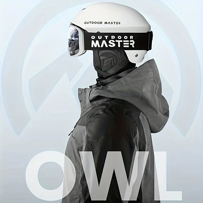 OutdoorMaster OTG Ski Goggles Owl Snowboard UV Protection Anti Fog