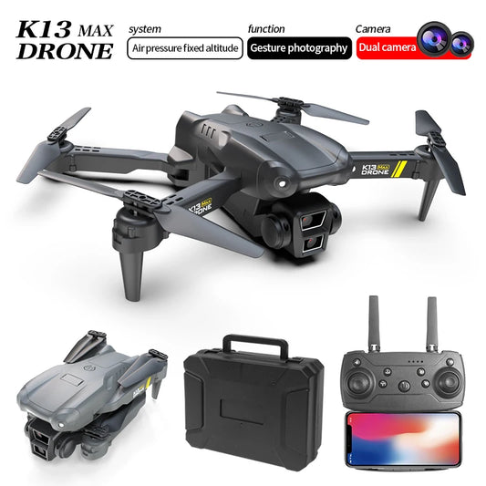 K13 Drone Quadcopter Remote Control Handle Four Axis Aircraft HD 6K Photography UAV Altitude Fixation Helicopter Toys
