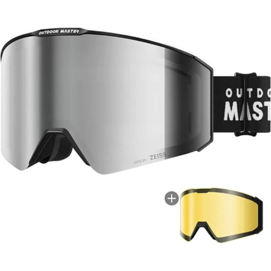 OutdoorMaster Falcon Ski Goggles ZEISS Lens OTG Anti Fog Magnetic Interchangeable